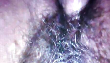 Eating and cumming in my neighbor's hairy pussy