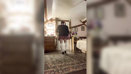 In school outfit for a party