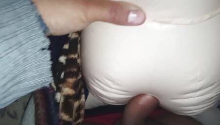 I fuck my doll in the ass in bed