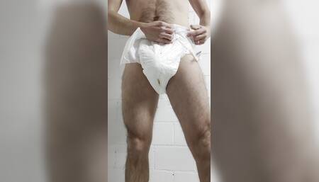 That warm feeling - fun in a diaper