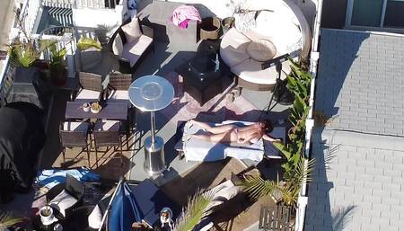 I Caught A Woman Sunbathing Nude With My Drone!