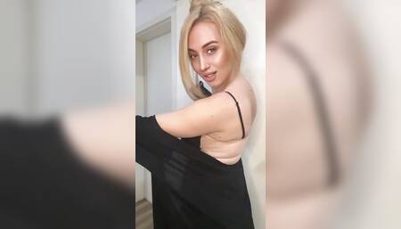 Leak Onlyfans model goddess-blaze Innocent Outfit Check Leads to Wild Masturbation
