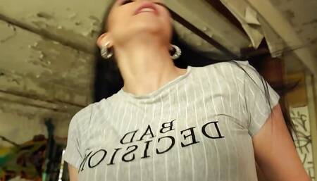 Two German Best Girl Friends Julia Parker and Maria Gail Talk to Risky No Condom FFM 3some Sex at Lost Place