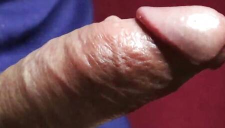 gentle penis massage to the music and inflated red head