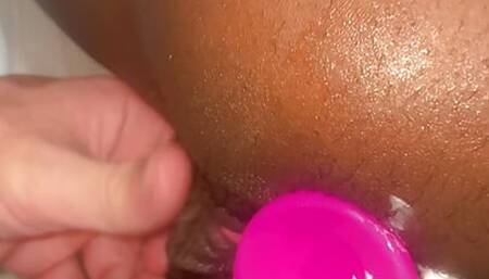 Anal play, and licking my clit