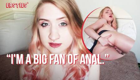 Ersties - Hot Blonde Aurora M Fingers Her Tight Pussy While Rubbing Her Clit