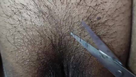 Indian Bengali Housewife Boudi Pussy Hair Cut