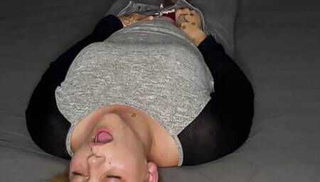 masturbation masturbating on the bed multiple orgasms trembling twitching moaning screaming fingering wet wet dirty clitoris rubbing
