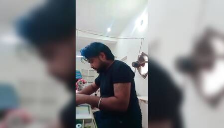 Working hard