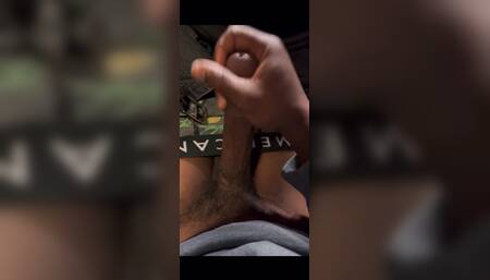 My big cock in her car