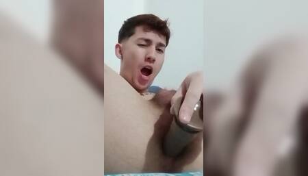 Fucking My Hole with My Huge Toy