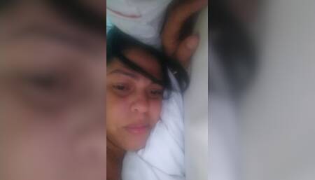 Trying to Hold the Camera While My Black Bull Fucks My Pussy Without Condom
