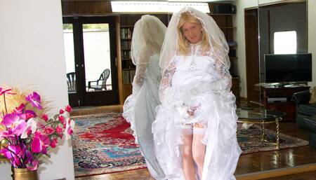 Wanking Bride With Fotoshooting And Cumshot