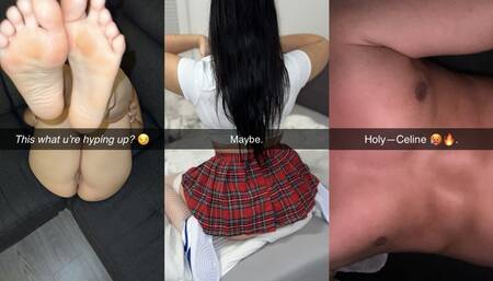 Celine Gets Back at Her Boyfriend by Cheating on Him with His Best Friend on Snapchat