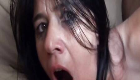 Sexy French bitch enjoys hardcore sex and a massive facial
