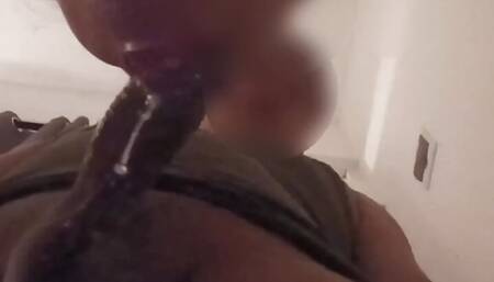 bonnie first casting, she showing off her blowjob skill
