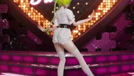 Hatsune Miku Shake It Song Undressing Dance Hentai Mmd 3D Blonde Hair Color Edit Smixix