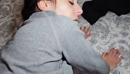 She Comes Home From Work and I Wait for Her to Give Her My Huge Cock.