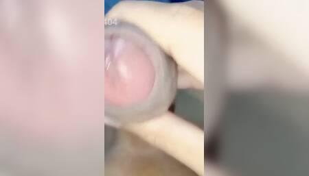 Young Asian Uncut Dick Cumshot