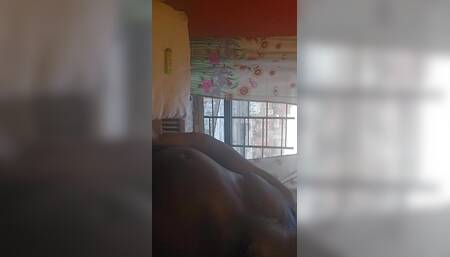 BBC playing at the window