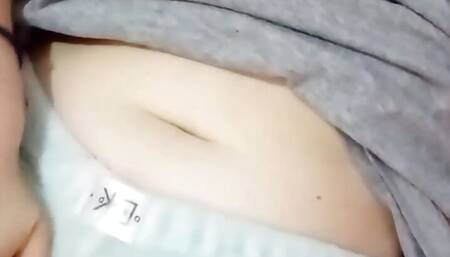 Student masturbating several times a day until getting a great orgasm