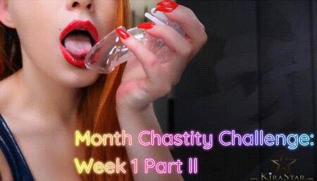 Month Chastity Challenge: Week 1 Part ll