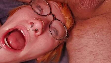 Rosa gets Squirted on and Anal Toys on the Cross