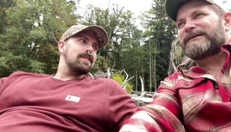 Two Buds sitting by the River Suckin Dick