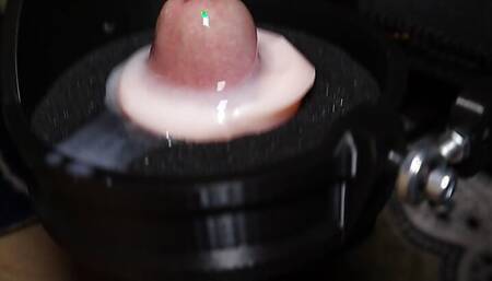 The robot drained my balls dry and produced a huge fountain of sperm!!!