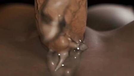 MILF Lady Dimitrescu Big Natural - Rough Sex Thick Cock In Her Pussy - 3D Animation