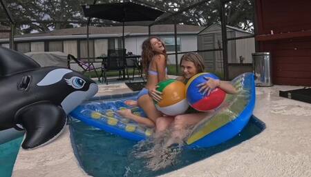 Kitty Quinn and Nathalias Inflatable Fun 1080p