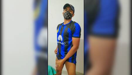 Football Player Makes a Punishment