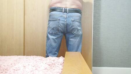 undressing to my panties