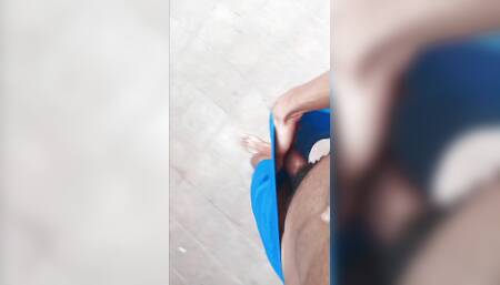 Jerking off at the Public Pool