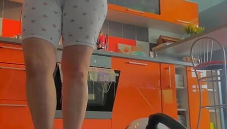 Vacuuming titties