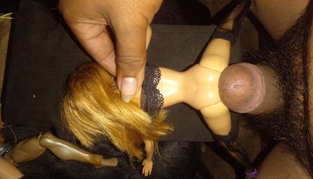 I fuck Courtney and we invite another doll to have a threesome, everything ends in an uncontrolled orgy