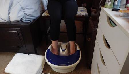 Watch the Suds Dance Around My Tiny, Tired Soles