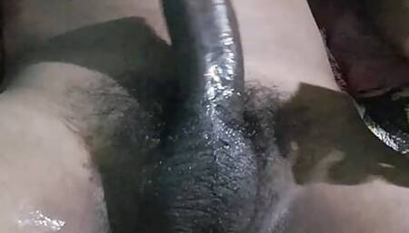 Horny guy records himself live show