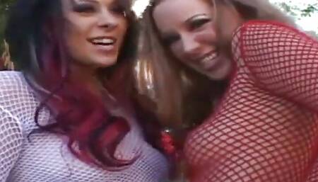 Leighlani Red And Isis Get Their Faces Covered In Jizz