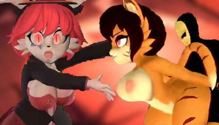"WATCHING SO MUCH FURRY SEX I'M LOSING MY MIND! - In Heat: Nightclub"