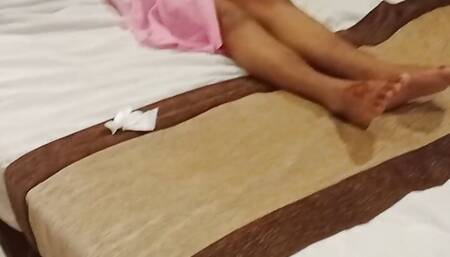 Love story with college student before shooting sex video