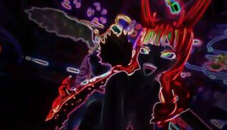 Demon Fucks VRChat guy while angel watches