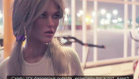 Big tits 3D teen blowjob on huge BBC