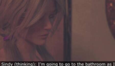 Blonde 3D teen blowjob on 3D BBC