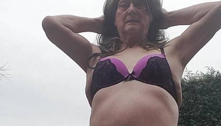 Bra .knickers.long hair