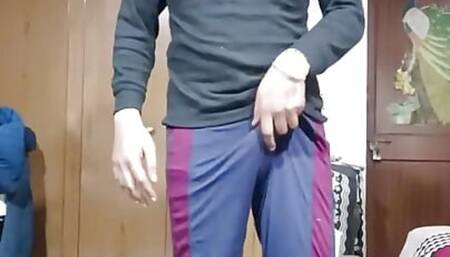 Indian Man Show Penis with Live Performance with Friends