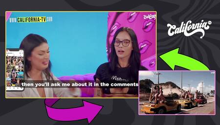 FAMOUS INFLUENCER REVEALS SHE LOVES GIVING HER ASSHOLE ON TV SHOW!