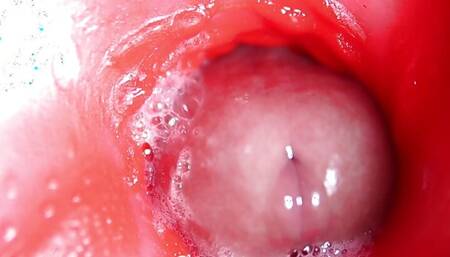 Camera inside the pussy! The wettest and tastiest hole with a big dick inside!