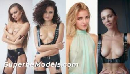HOT MODELS COMPILATION PART 2! Watch These 4 Gorgeous Models Undress
