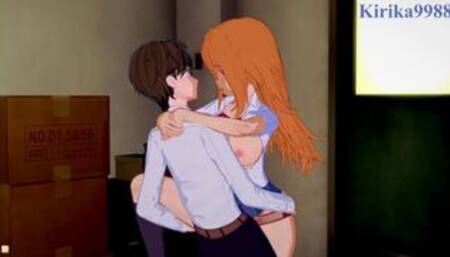 Gamo and Senpai have sex in a warehouse. - Don't Toy with Me, Miss Nagatoro Hentai